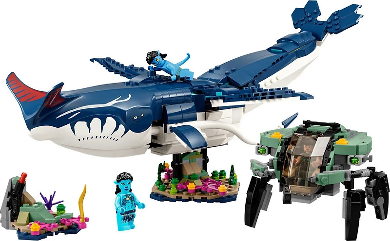 LEGO Avatar Payakan le Tulkun et le crabe 75579 Ensemble de jeu de construction (761 pièces)