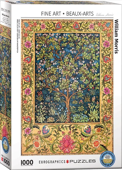 Eurographics - Fine Art: Tree of Life, William Morris - 1000pc Puzzle