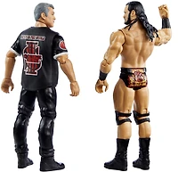Coffret Combat WWE avec 2 figurines articulées de 15,2 cm (6 po) et tenues de ring