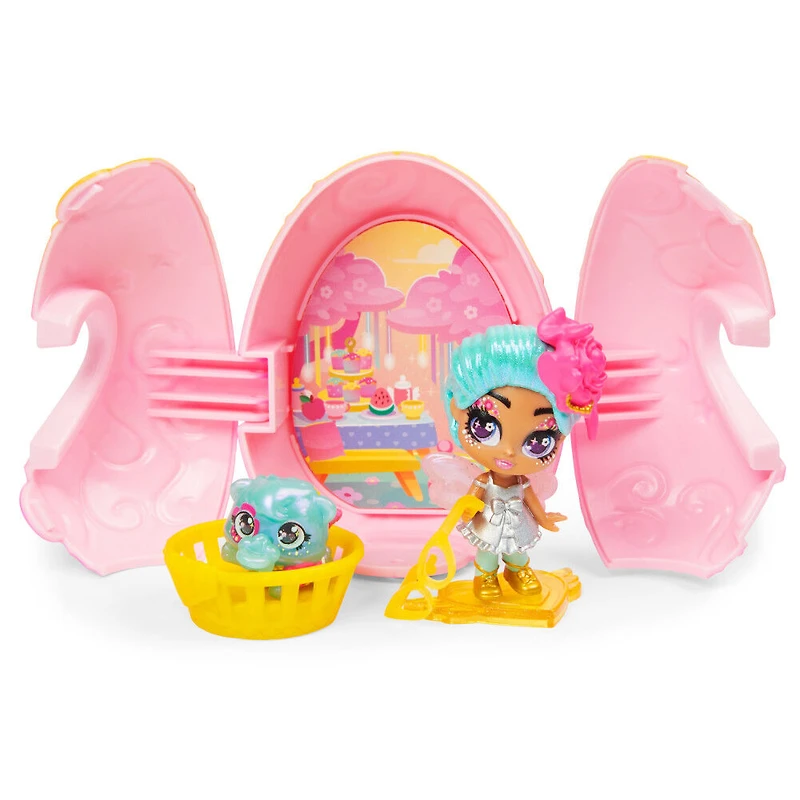 Hatchimals Pixies, Shimmer Babies Babysitter avec bébé Hatchimal et accessoires de jeu (les styles peuvent varier)