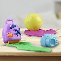 Play-Doh, coffret Starter Mon avion des découvertes, jouets préscolaires pour filles et garçons avec avion, tapis d'activité carte du monde, 3 accessoires et 4 couleurs de pâte à modeler