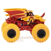 Monster Jam, Monster trucks officiels en métal moulé Alien Invasion Vs. Bakugan Dragonoid, échelle 1:64