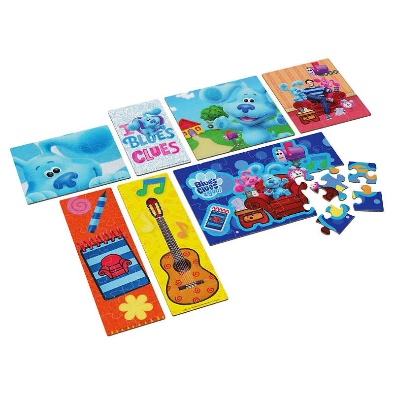 Blue's Clues - Coffret de 7 puzzles en bois