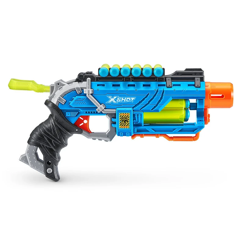 Pistolet Dino Striker X-Shot Dino Attack (16 fléchettes, 4 oeufs)