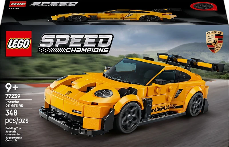 LEGO Speed Champions La Supervoiture Porsche 911 GT3 RS, Jouet, Ensemble de Modèles et de Construction 77239