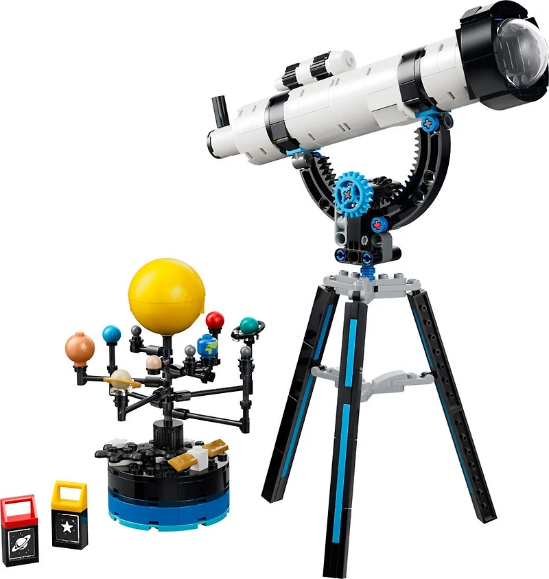LEGO Creator 3 en 1 Le Télescope d'Exploration Spatiale, Se Transforme en Microscope ou en OVNI 31378
