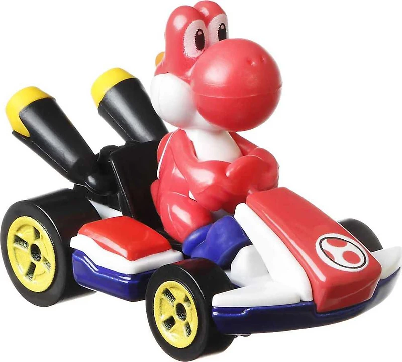 Hot Wheels Mario Kart Vehicle Red Yoshi