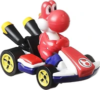 Hot Wheels Mario Kart Vehicle Red Yoshi