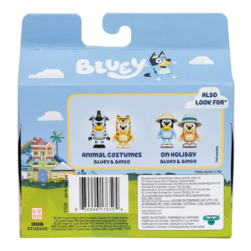 Bluey S11 Figure 2Pk Pêche Avec Grand-Père