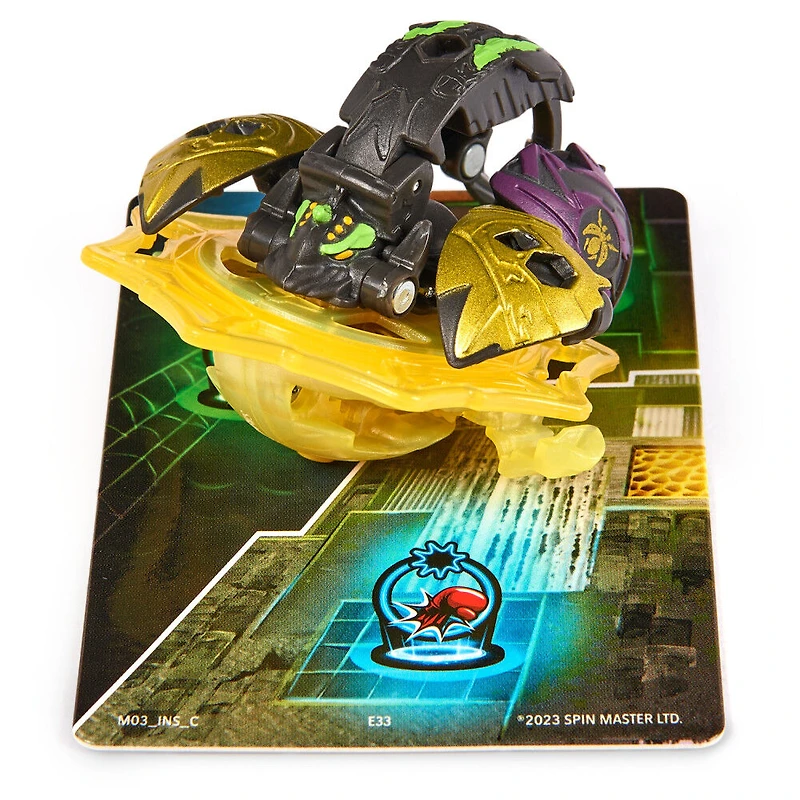 Bakugan, Special Attack Spidra, figurine articulée personnalisable rotative et cartes à collectionner