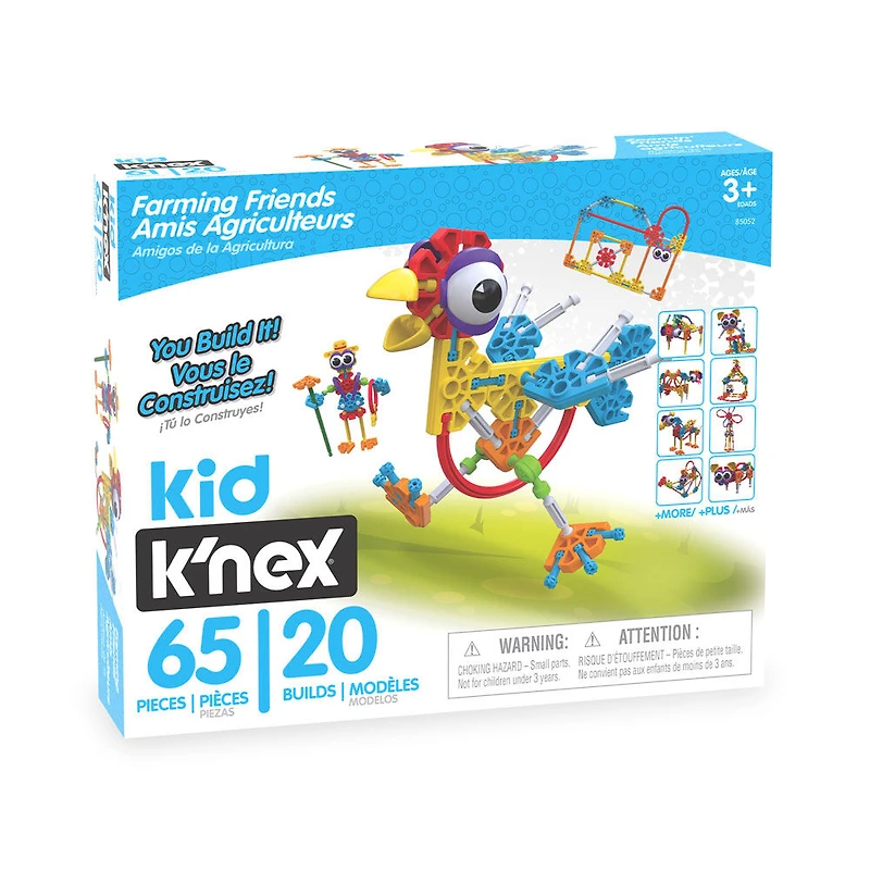 Ensemble de construction Kid K'Nex Farming Friends