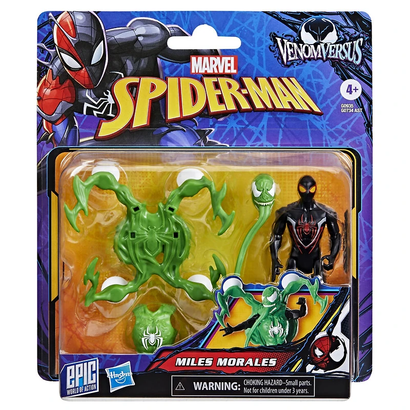 Marvel Spider-Man VenomVersus Epic World of Action Miles Morales Deluxe Figure