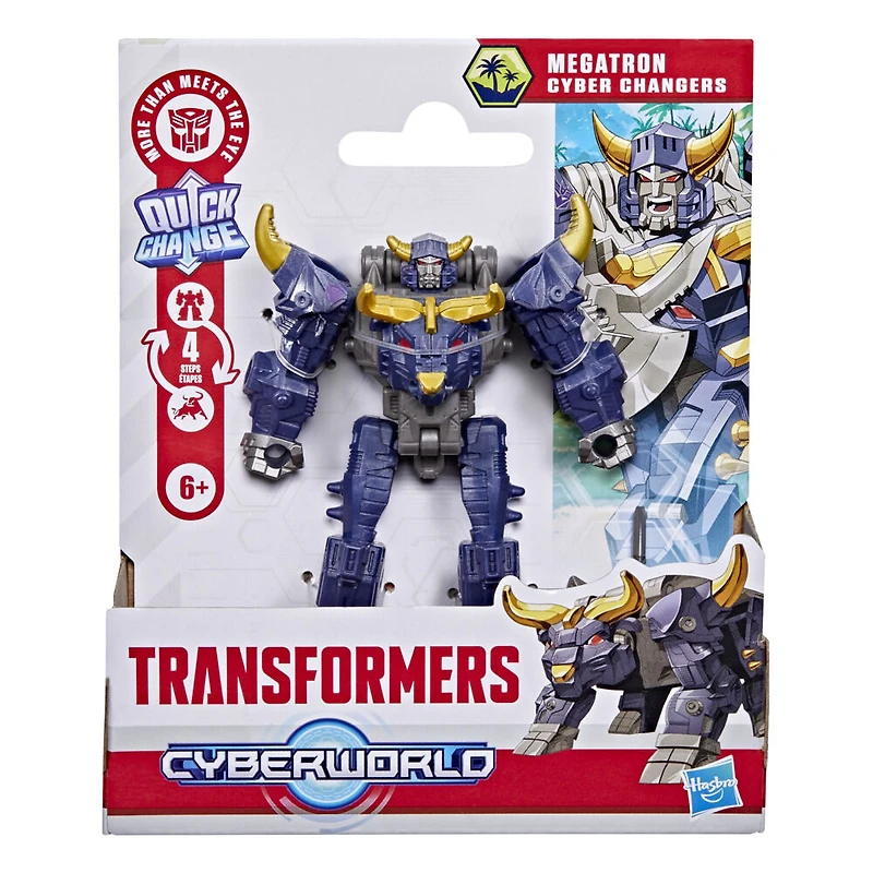 Transformers CYBERWORLD Cyber Changers Megatron Action Figure