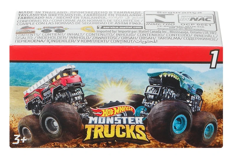 Hot Wheels - Monster Trucks - Véhicule Mini 5 Alarm