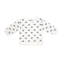 Baby Mode 3 Piece Oversized Sweater Shirt Legging Set: Floral