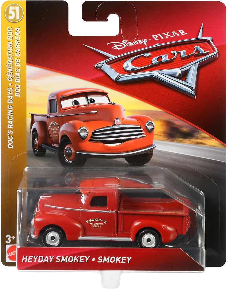 Disney/Pixar Cars - Véhicule Smokey. - Édition anglaise