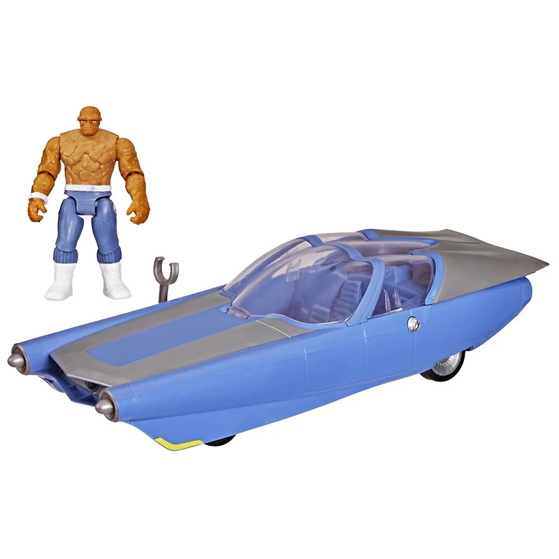 Marvel Studios The Fantastic Four Epic World of Action Hover & Cruise Fantasticar, Figure and Toy Car Set