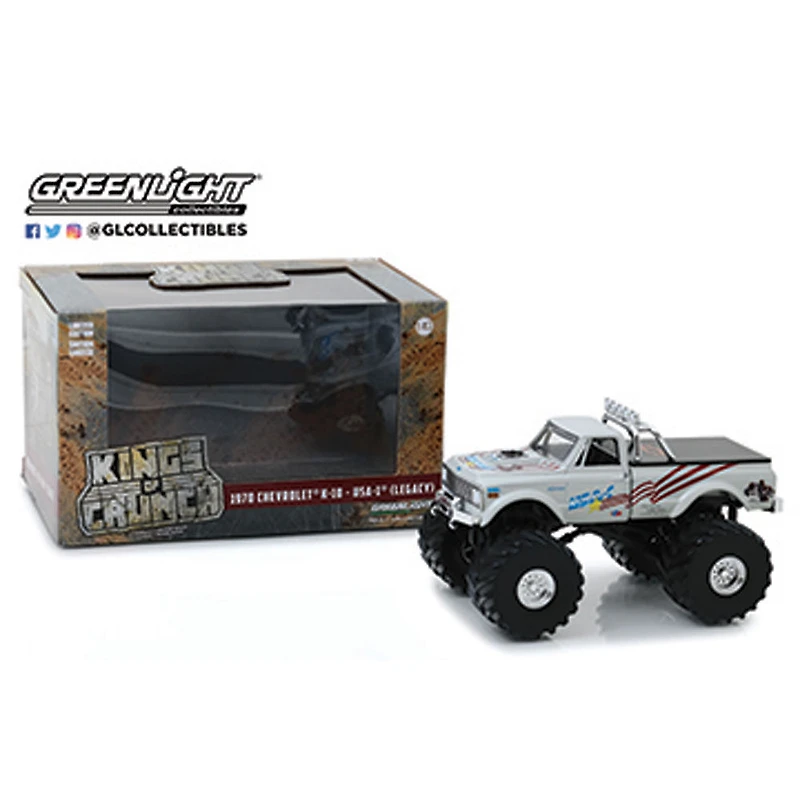 1:64 Rois de Crunch - 1970 Chevrolet K-10 USA 1 Monstre Camion