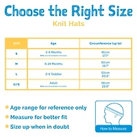 Kids Bear Knit Hats | Vanilla Cream