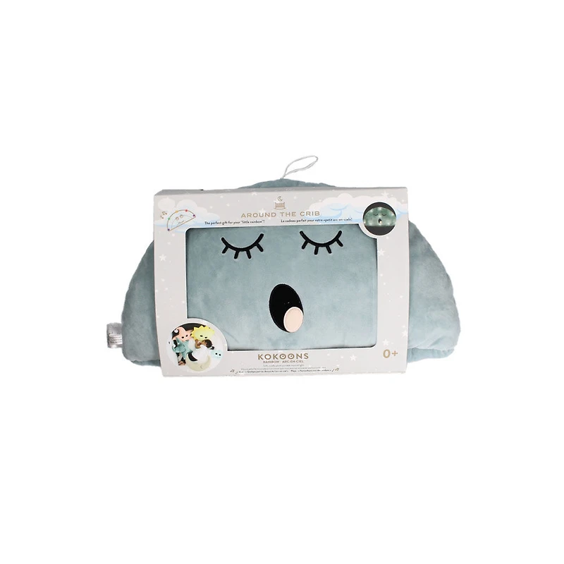 Kokoons Arc-en-Ciel en Peluche Lumière and Mélodie Mutli Couleurs/Bleu Pétrole de Around The Crib