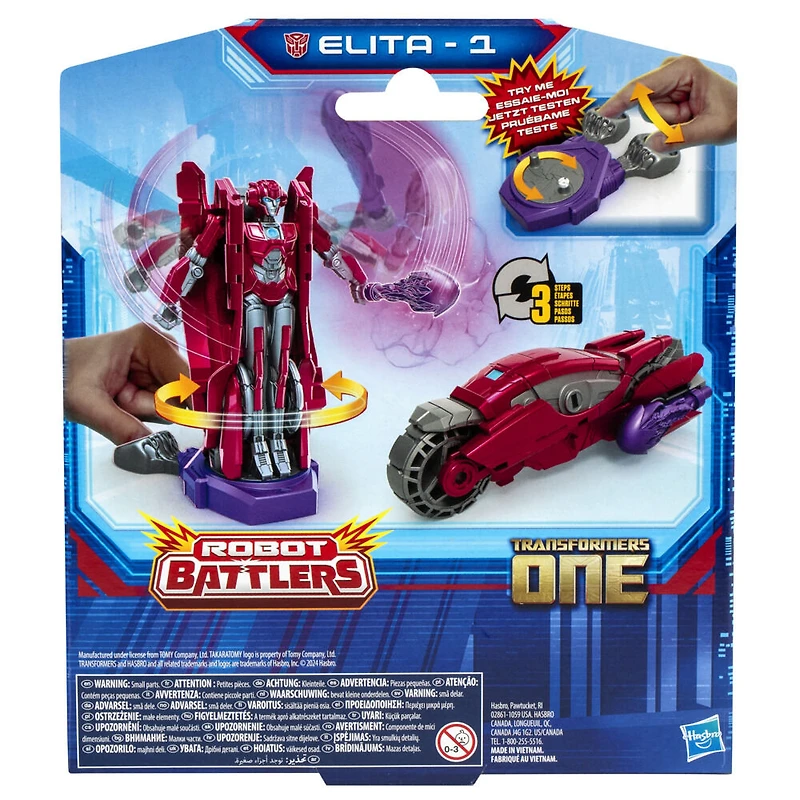 Transformers One Robot Battlers Elita-1 Action Figure