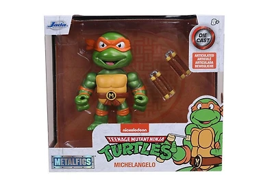 Teenage Mutant Ninja Turtle - 4" Metal Michelangelo Figure