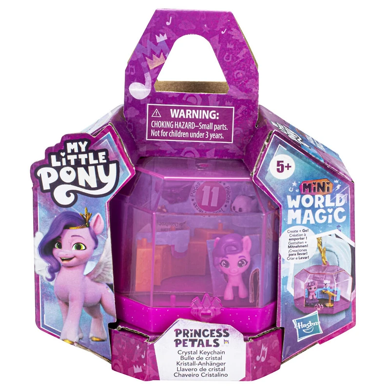 My Little Pony Mini Monde Magique Bulle de cristal Princesse Ruby Pétales