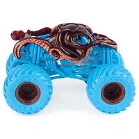 Monster Jam, Monster truck Octon8er officiel, véhicule en métal moulé, série Nitro Neon