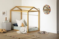 Sweedi Maison lit pour enfant Bambin Ocre