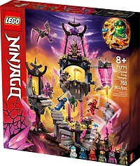 LEGO NINJAGO Le temple du roi Cristal71771 Ensemble de construction (703 pièces)