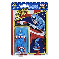 Hasbro Marvel Legends Series Retro 375 Collection Captain America Action Figure