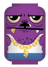 Slinky Headz Muscle Argent