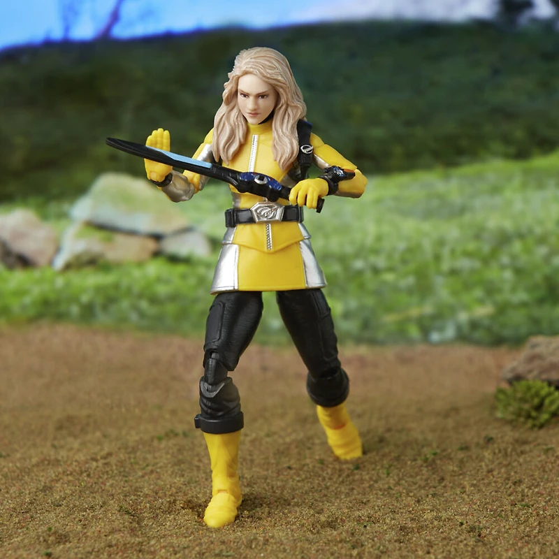 Power Rangers Lightning Collection, figurine Ranger jaune Beast Morphers de 15 cm