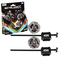 Beyblade X and Star Wars Collab The Mandalorian 3-60F vs. Moff Gideon 3-80N Multipack Set