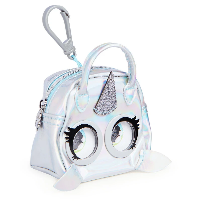 Micro Purse Pets, Narval Narwow, Petit sac à main élégant qui lève les yeux au ciel