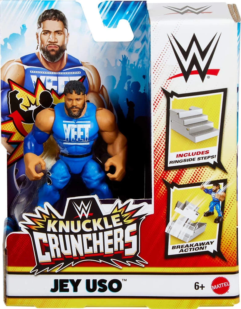 WWE Knuckle Crunchers Figurine articulée et acc. Jey Uso