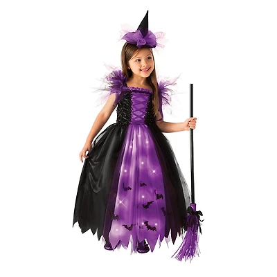 Purple Witch Costume Size Medium (8-10)