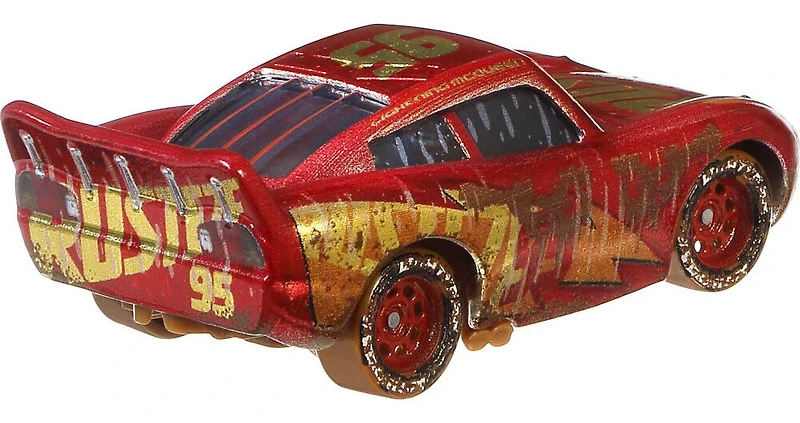Disney Pixar Cars Muddy Rusteze Racing Center Lightning McQueen Vehicle