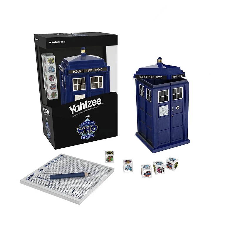 USAopoly YAHTZEE: Doctor Who TARDIS 60th Anniversary - Édition anglaise