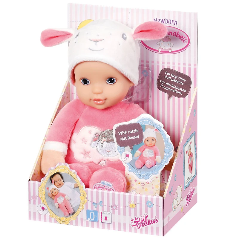 Poupon Baby Annabell de 30 cm avec bonnet blanc. - Notre Exclusivité