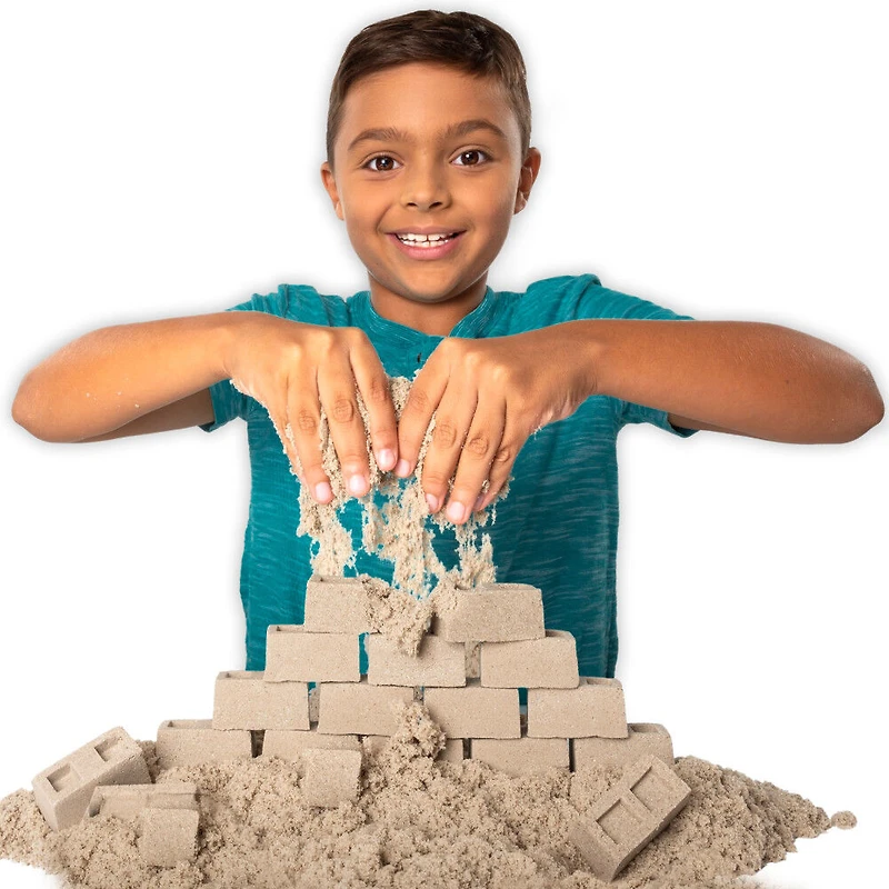 Kinetic Sand, Coffret Camion pour creuser et démolir avec 454 g de Kinetic Sand