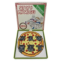 Ensemble en édition limitée des Tortues Ninja Adolescents Mutantes de 6 badges