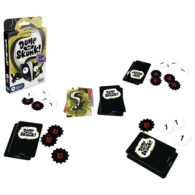 Dump the Skunk! Game | Family Card Game by Reiner Knizia - English Edition