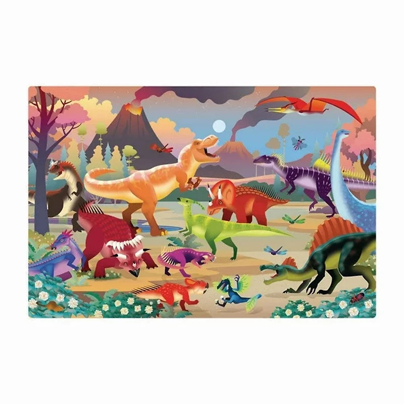 Melissa and Doug Floor Puzzle Assortment-Dinosaures