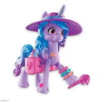 My Little Pony: A New Generation, Aventure de cristal Izzy Moonbow, figurine de poney violette