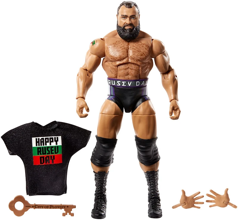 WWE - Figurine Élite 17 cm Rusev