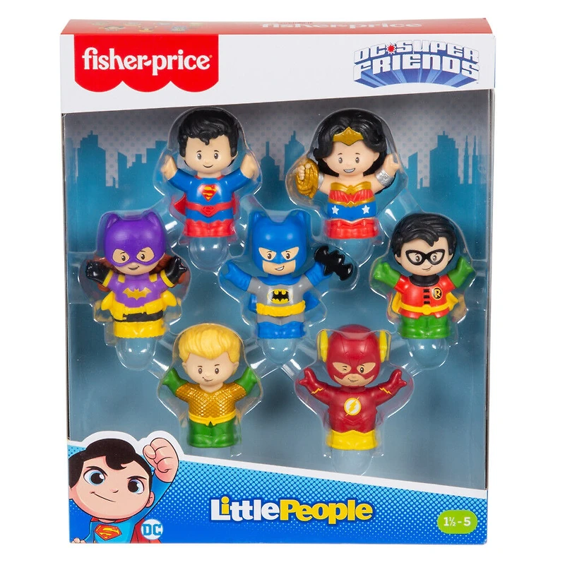 Fisher-Price - DC Super Friends - Coffret Figurines par Little People