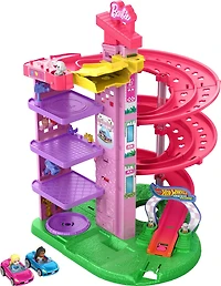 Hot Wheels Racerverse Coffret Piste Course Spirale Barbie