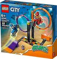 LEGO City Le défi de cascades tournoyantes 60360 Ensemble de jeu de construction (117 pièces)