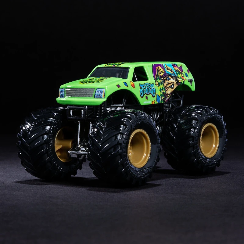 Monster Jam, Monster truck authentique Jester en métal moulé à l'échelle 1:64, série Arena Favorites